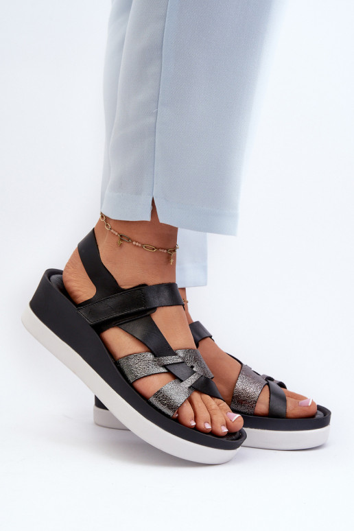 Zazoo 40397 Moteriškas Moteriškos basutės su platforma juodos spalvos Zazoo 40397 Moteriškas Moteriškos basutės su platforma juodos spalvos