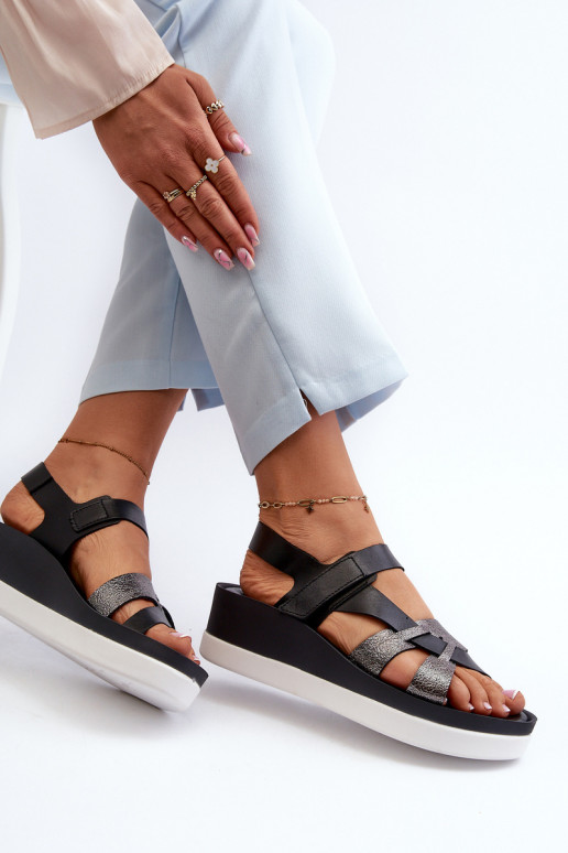 Zazoo 40397 Moteriškas Moteriškos basutės su platforma juodos spalvos Zazoo 40397 Moteriškas Moteriškos basutės su platforma juodos spalvos