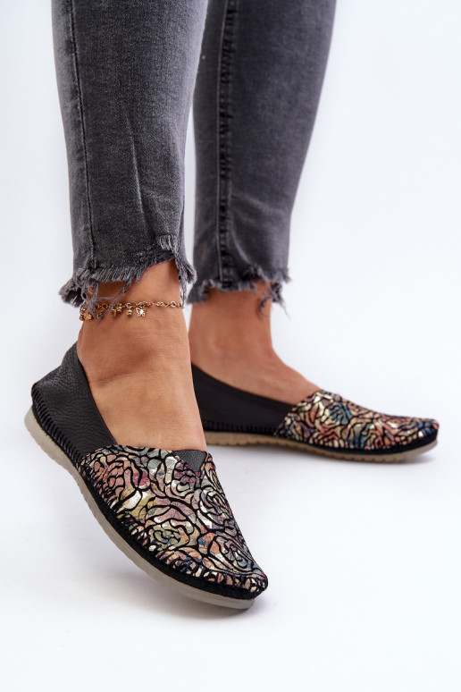 Moteriškas Balerinos Tai turiciejka 1930B-01 juodos spalvos Moteriškas Balerinos Tai turiciejka 1930B-01 juodos spalvos