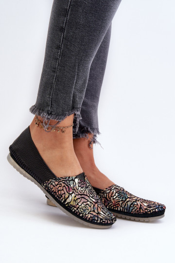 Moteriškas Balerinos Tai turiciejka 1930B-01 juodos spalvos 2