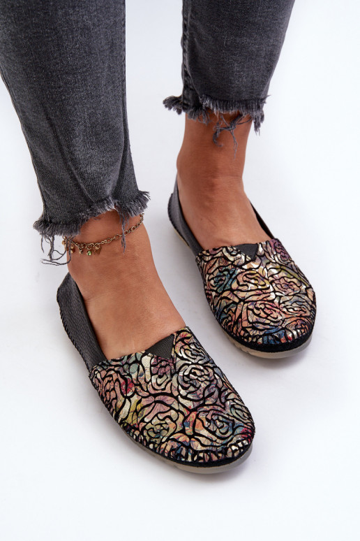 Moteriškas Balerinos Tai turiciejka 1930B-01 juodos spalvos Moteriškas Balerinos Tai turiciejka 1930B-01 juodos spalvos