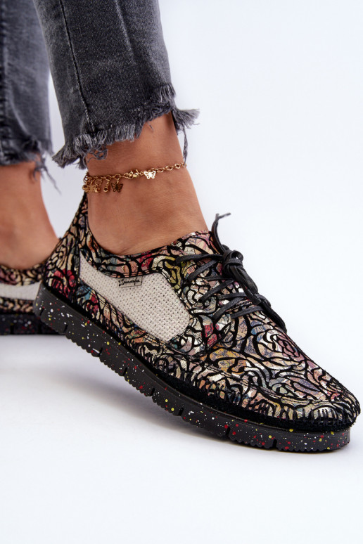 Raštuotas batai Moteriškas Tai turiciejka 06347-01 juodos spalvos Raštuotas batai Moteriškas Tai turiciejka 06347-01 juodos spalvos