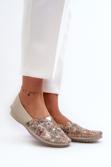 Moteriškas Balerinos Tai turiciejka 1930B-04 smėlio spalvos