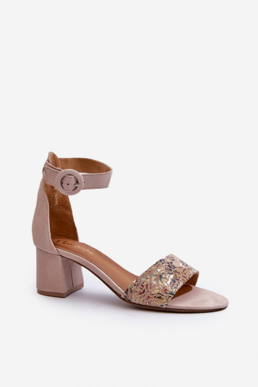 Elegantiški zomšiniai aukštakulniai Tai turiciejka 04141-49 smėlio spalvos Elegantiški zomšiniai aukštakulniai Tai turiciejka 04141-49 smėlio spalvos