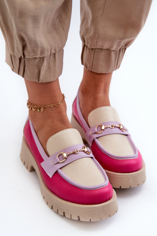 Zazoo 3475 Oda Moteriškas Mokasinai smėlio spalvos