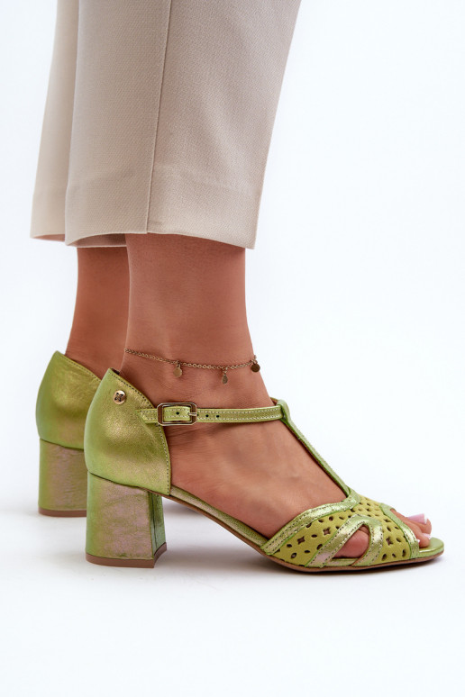 basutės Oda Moteriškas su kulniukais Tai turiciejka 06551-09 Kalkės basutės Oda Moteriškas su kulniukais Tai turiciejka 06551-09 Kalkės