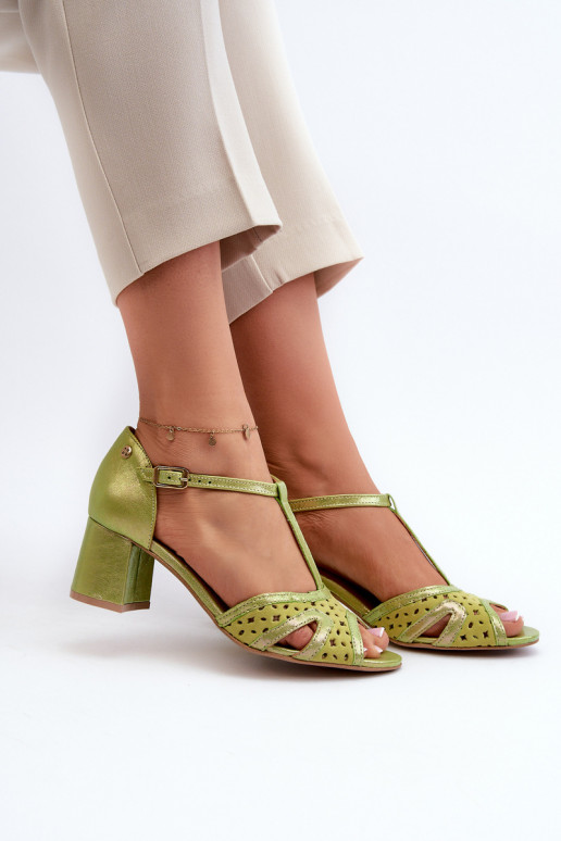 basutės Oda Moteriškas su kulniukais Tai turiciejka 06551-09 Kalkės basutės Oda Moteriškas su kulniukais Tai turiciejka 06551-09 Kalkės