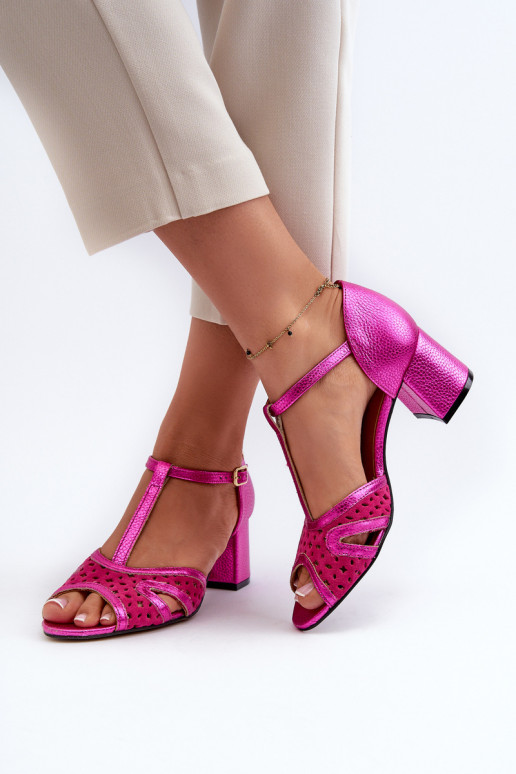 basutės Oda Moteriškas su kulniukais Tai turiciejka 06551-15 rožinės spalvos basutės Oda Moteriškas su kulniukais Tai turiciejka 06551-15 rožinės spalvos