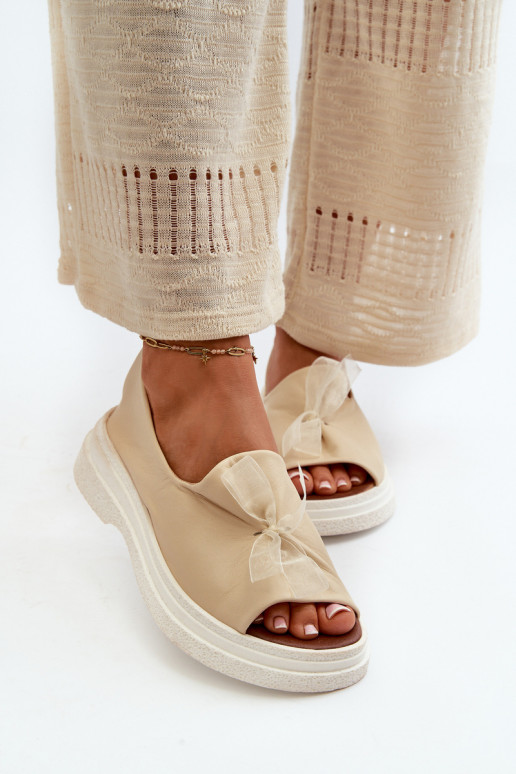 Zazoo 2939 Moteriškos basutės Moteriškas su kaspinais dramblio kaulo spalvos Zazoo 2939 Moteriškos basutės Moteriškas su kaspinais dramblio kaulo spalvos