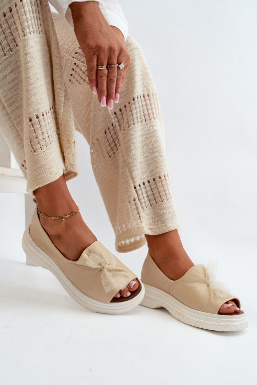 Zazoo 2939 Moteriškos basutės Moteriškas su kaspinais dramblio kaulo spalvos Zazoo 2939 Moteriškos basutės Moteriškas su kaspinais dramblio kaulo spalvos