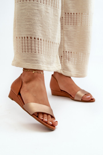 Moteriškos basutės Tai turiciejka 1971-68 rudos-aukso spalvos