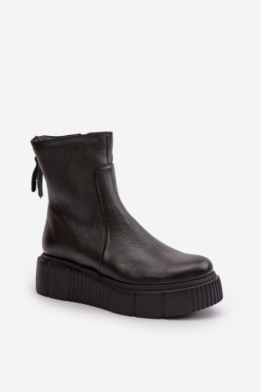 Zazoo 60369 Moteriški aulinukai su platforma juodos spalvos