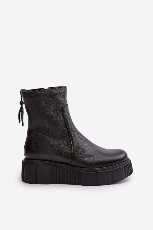 Zazoo 60369 Moteriški aulinukai su platforma juodos spalvos