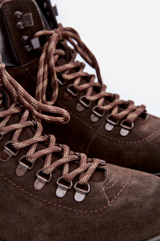 iš zomšos pašiltinti Aulinukai batai Vyriški Big Star OO174644 Hi-Poly System rudos spalvos iš zomšos pašiltinti Aulinukai batai Vyriški Big Star OO174644 Hi-Poly System rudos spalvos