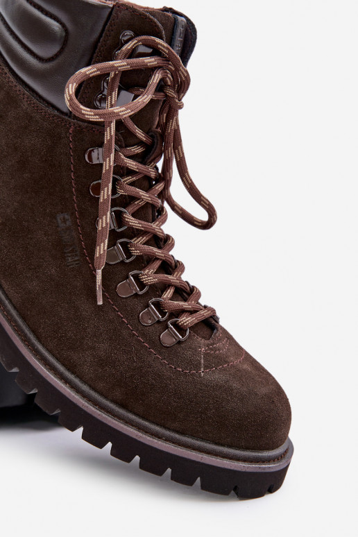 iš zomšos pašiltinti Aulinukai batai Vyriški Big Star OO174644 Hi-Poly System rudos spalvos iš zomšos pašiltinti Aulinukai batai Vyriški Big Star OO174644 Hi-Poly System rudos spalvos