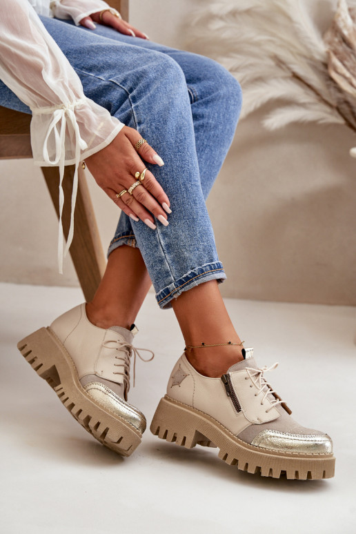 batai Moteriškas Pagaminta iš natūralios odos smėlio spalvos Tai turiciejka 06177-04 batai Moteriškas Pagaminta iš natūralios odos smėlio spalvos Tai turiciejka 06177-04