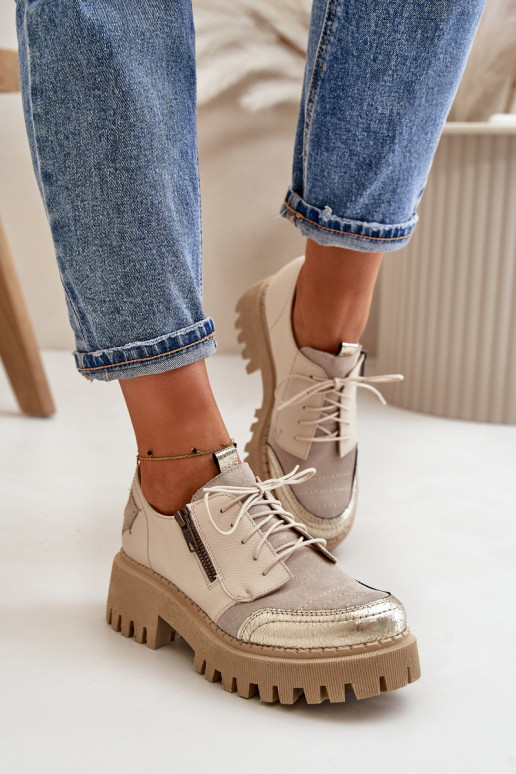 batai Moteriškas Pagaminta iš natūralios odos smėlio spalvos Tai turiciejka 06177-04 batai Moteriškas Pagaminta iš natūralios odos smėlio spalvos Tai turiciejka 06177-04