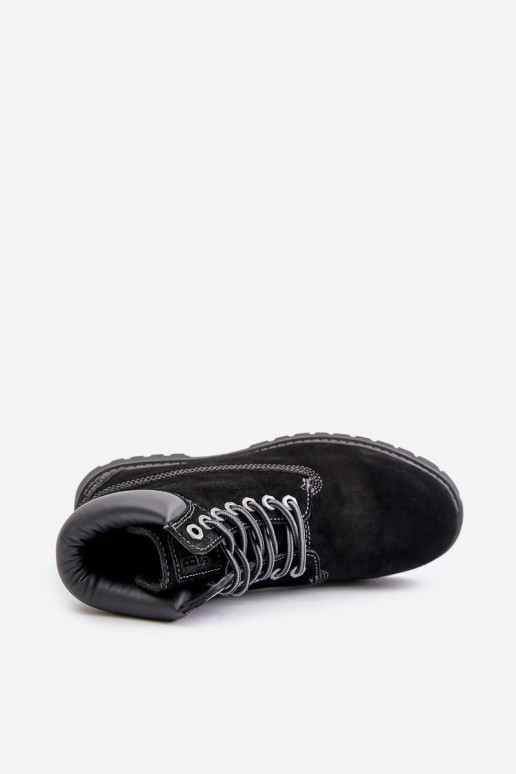 iš zomšos pašiltinti batai Vyriški Big Star OO174138 HI-POLY SYSTEM juodos spalvos iš zomšos pašiltinti batai Vyriški Big Star OO174138 HI-POLY SYSTEM juodos spalvos