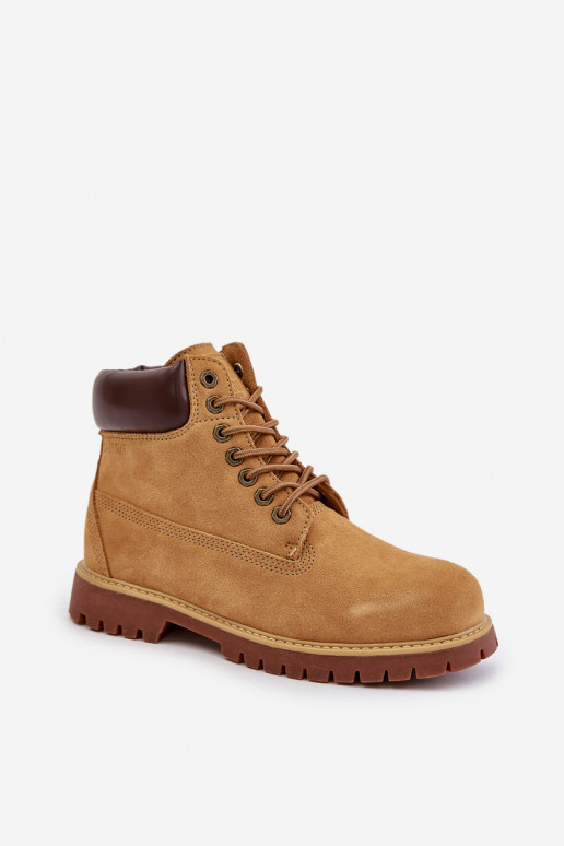 iš zomšos pašiltinti batai Vyriški Big Star OO174136 HI-POLY SYSTEM rudos spalvos iš zomšos pašiltinti batai Vyriški Big Star OO174136 HI-POLY SYSTEM rudos spalvos