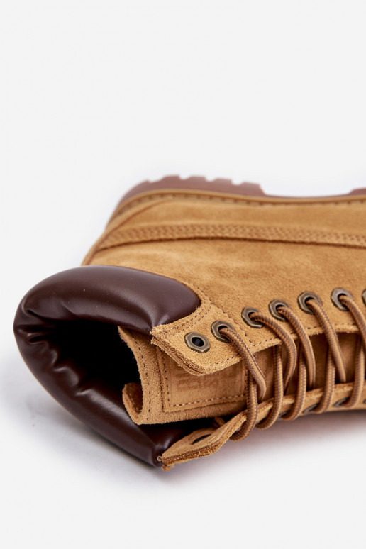 iš zomšos pašiltinti batai Vyriški Big Star OO174136 HI-POLY SYSTEM rudos spalvos iš zomšos pašiltinti batai Vyriški Big Star OO174136 HI-POLY SYSTEM rudos spalvos