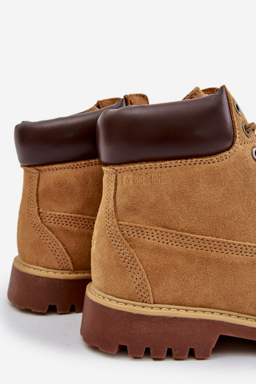 iš zomšos pašiltinti batai Vyriški Big Star OO174136 HI-POLY SYSTEM rudos spalvos iš zomšos pašiltinti batai Vyriški Big Star OO174136 HI-POLY SYSTEM rudos spalvos