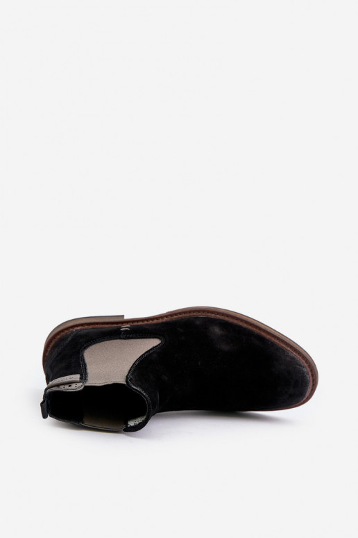 iš zomšos stilingi aulinukai Vyriški Big Star OO174154 juodos spalvos iš zomšos stilingi aulinukai Vyriški Big Star OO174154 juodos spalvos