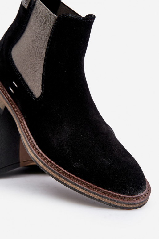 iš zomšos stilingi aulinukai Vyriški Big Star OO174154 juodos spalvos iš zomšos stilingi aulinukai Vyriški Big Star OO174154 juodos spalvos