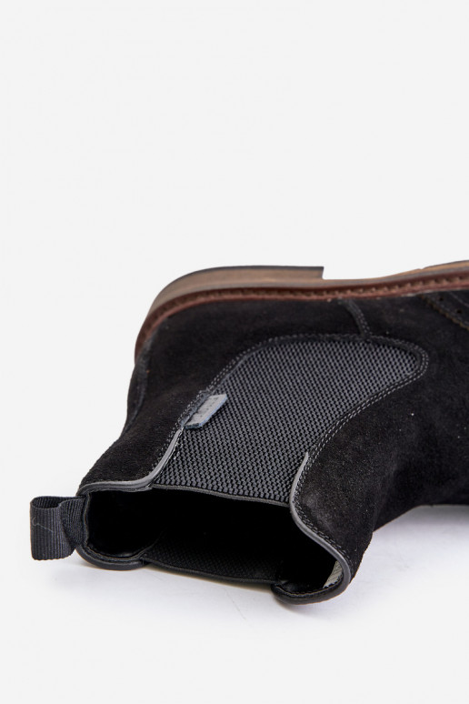 iš zomšos Vyriški stilingi aulinukai Big Star OO174192 juodos spalvos iš zomšos Vyriški stilingi aulinukai Big Star OO174192 juodos spalvos