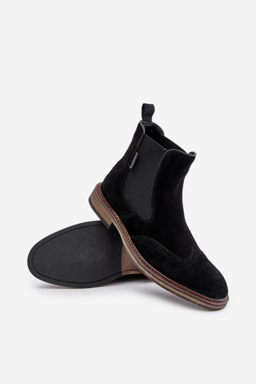 iš zomšos Vyriški stilingi aulinukai Big Star OO174192 juodos spalvos iš zomšos Vyriški stilingi aulinukai Big Star OO174192 juodos spalvos