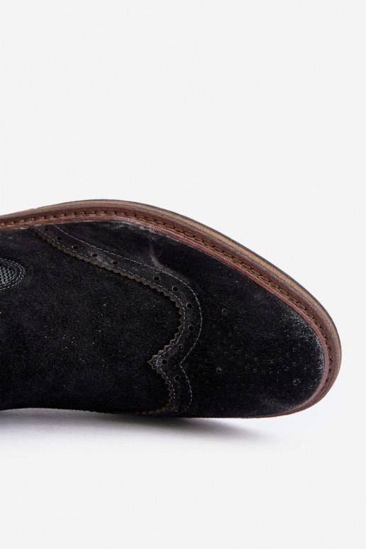 iš zomšos Vyriški stilingi aulinukai Big Star OO174192 juodos spalvos iš zomšos Vyriški stilingi aulinukai Big Star OO174192 juodos spalvos