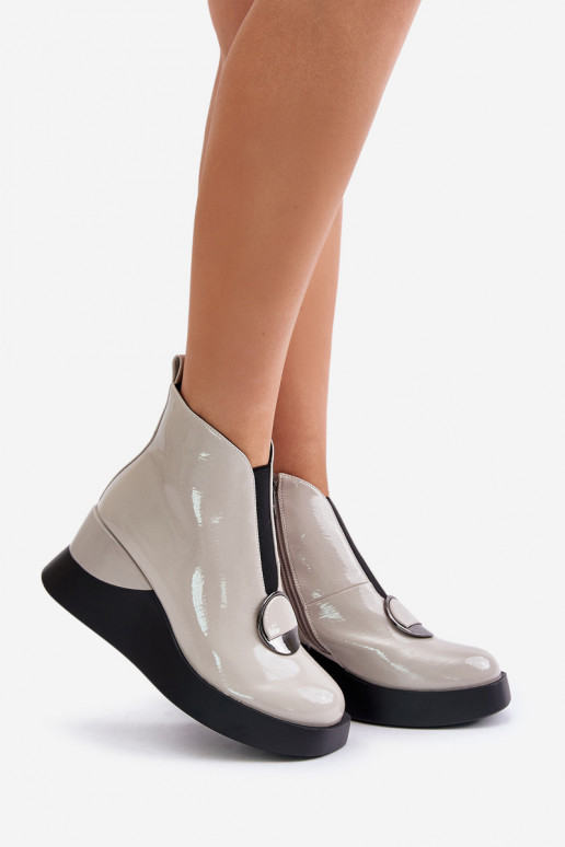 su lako efektu Aulinukai Ant platformos pašiltinti D&A MR880-136 pilkos spalvos su lako efektu Aulinukai Ant platformos pašiltinti D&A MR880-136 pilkos spalvos