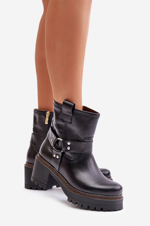 Moteriški aulinukai Į Pilį LeĮskis 3435 juodos spalvos