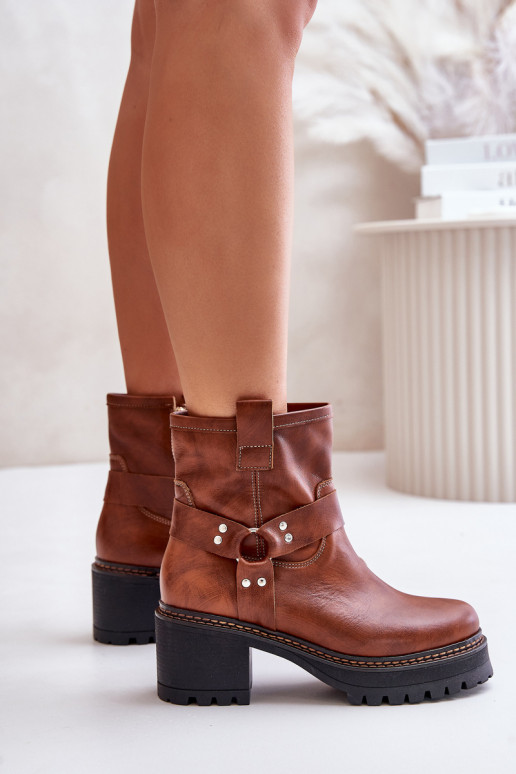 Moteriški aulinukai Į Pilį LeĮskis 3435 rudos spalvos Moteriški aulinukai Į Pilį LeĮskis 3435 rudos spalvos