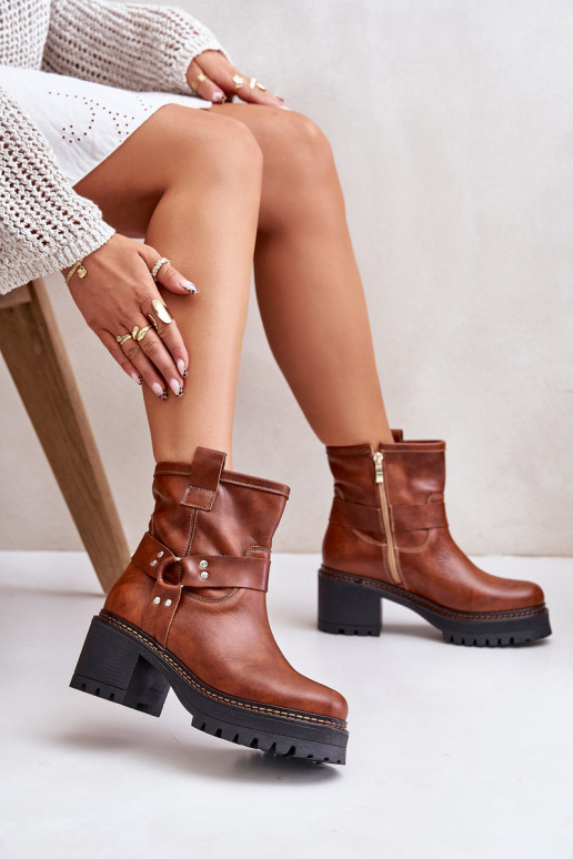 Moteriški aulinukai Į Pilį LeĮskis 3435 rudos spalvos Moteriški aulinukai Į Pilį LeĮskis 3435 rudos spalvos