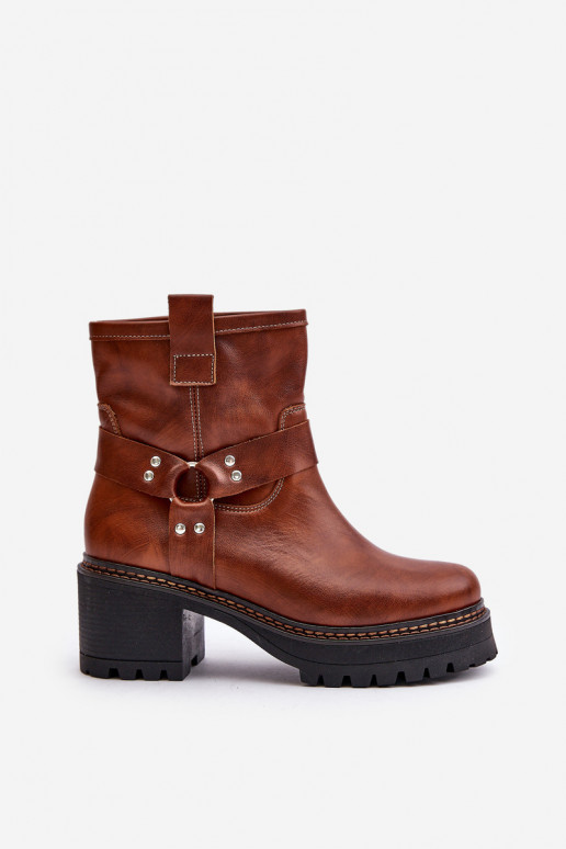 Moteriški aulinukai Į Pilį LeĮskis 3435 rudos spalvos Moteriški aulinukai Į Pilį LeĮskis 3435 rudos spalvos