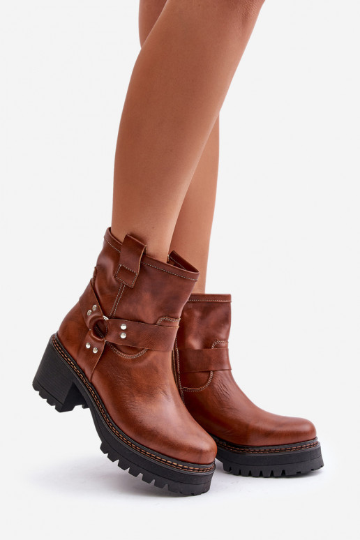 Moteriški aulinukai Į Pilį LeĮskis 3435 rudos spalvos Moteriški aulinukai Į Pilį LeĮskis 3435 rudos spalvos