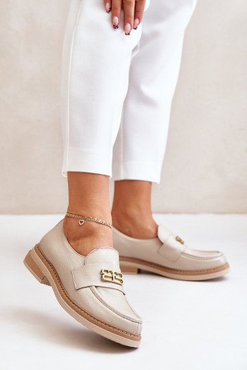 Zazoo 20174 Oda Elegantiško stiliaus batai Moteriškas su plačiais kulniukais smėlio spalvos 2