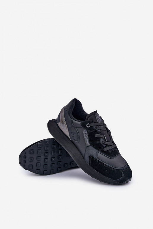 Oda Sneakers modelio batai Vyriški Big Star OO174297 Hi-Poly System juodos spalvos