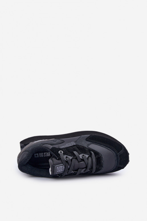 Oda Sneakers modelio batai Vyriški Big Star OO174297 Hi-Poly System juodos spalvos