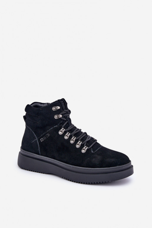 iš zomšos batai Vyriški pašiltinti Big Star OO174187 juodos spalvos iš zomšos batai Vyriški pašiltinti Big Star OO174187 juodos spalvos