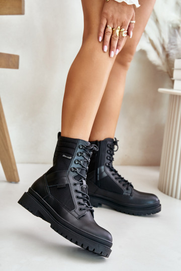 Oda batai Aulinukai Vyriški pašiltinti Big Star OO174164 juodos spalvos 2