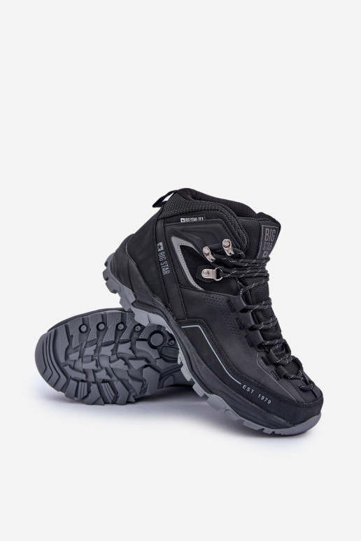 žygio batai Vyriški Big Star OO174341 juodos spalvos žygio batai Vyriški Big Star OO174341 juodos spalvos