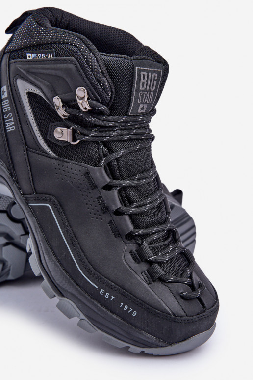žygio batai Vyriški Big Star OO174341 juodos spalvos žygio batai Vyriški Big Star OO174341 juodos spalvos