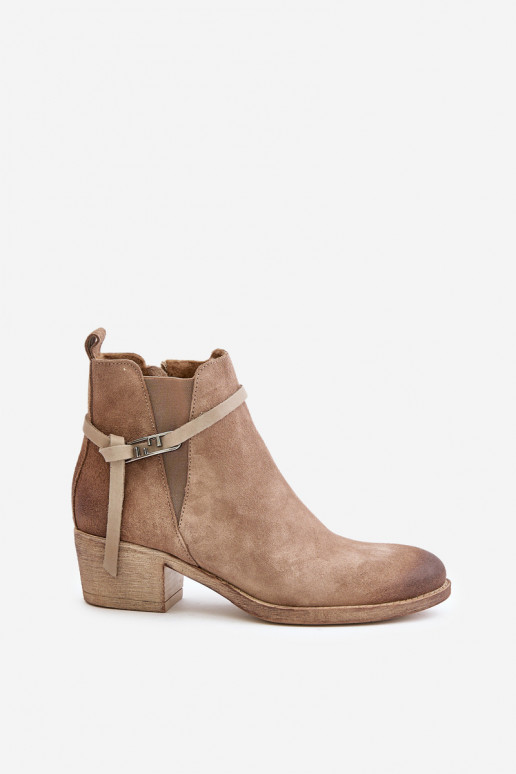 Zazoo 60478 Zomšiniai batai su kulniukais pašiltinti Užsegamos Į Pilį smėlio spalvos Zazoo 60478 Zomšiniai batai su kulniukais pašiltinti Užsegamos Į Pilį smėlio spalvos