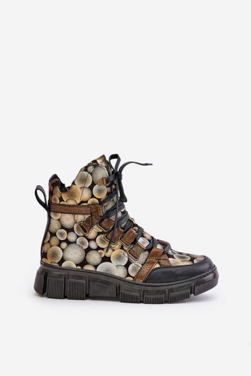 Oda lygiapadžiai Suvarstomi aulinukai Tai turiciejka 06158-25 aukso spalvos