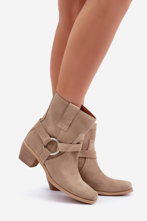 AulinukaisuĮjungtaturalnego iš zomšosu su kulniukais Zazoo 3444/2 dramblio kaulo spalvos