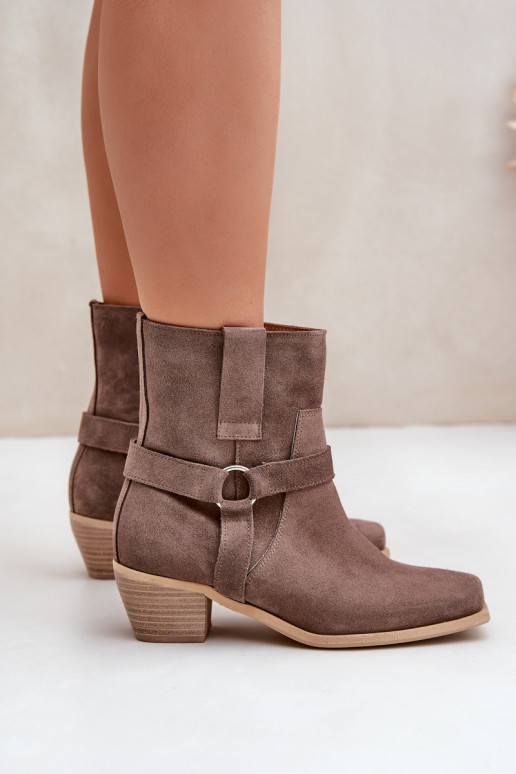 AulinukaisuĮjungtaturalnego iš zomšosu su kulniukais Zazoo 3444/2 rudos spalvos