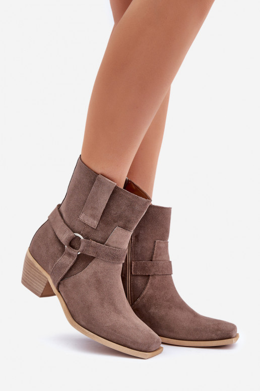 AulinukaisuĮjungtaturalnego iš zomšosu su kulniukais Zazoo 3444/2 rudos spalvos