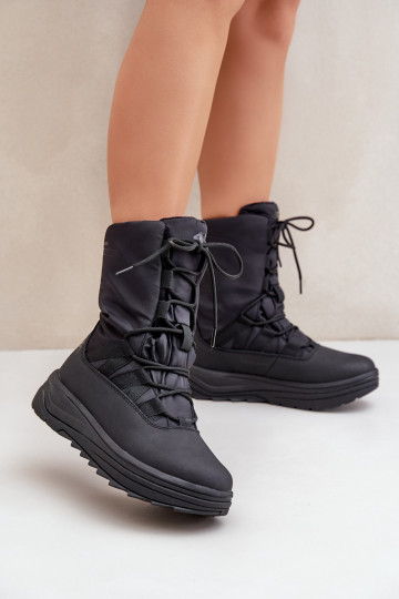 Moteriškas sniego batai INUAsuOciepliną Primaloft 4F 4FRAIN24FSBSF012 juodos spalvos 2