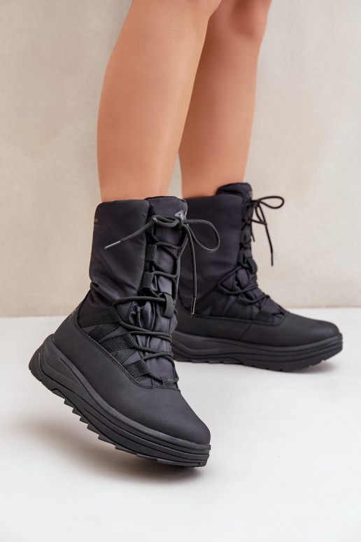 Moteriškas sniego batai INUAsuOciepliną Primaloft 4F 4FRAIN24FSBSF012 juodos spalvos